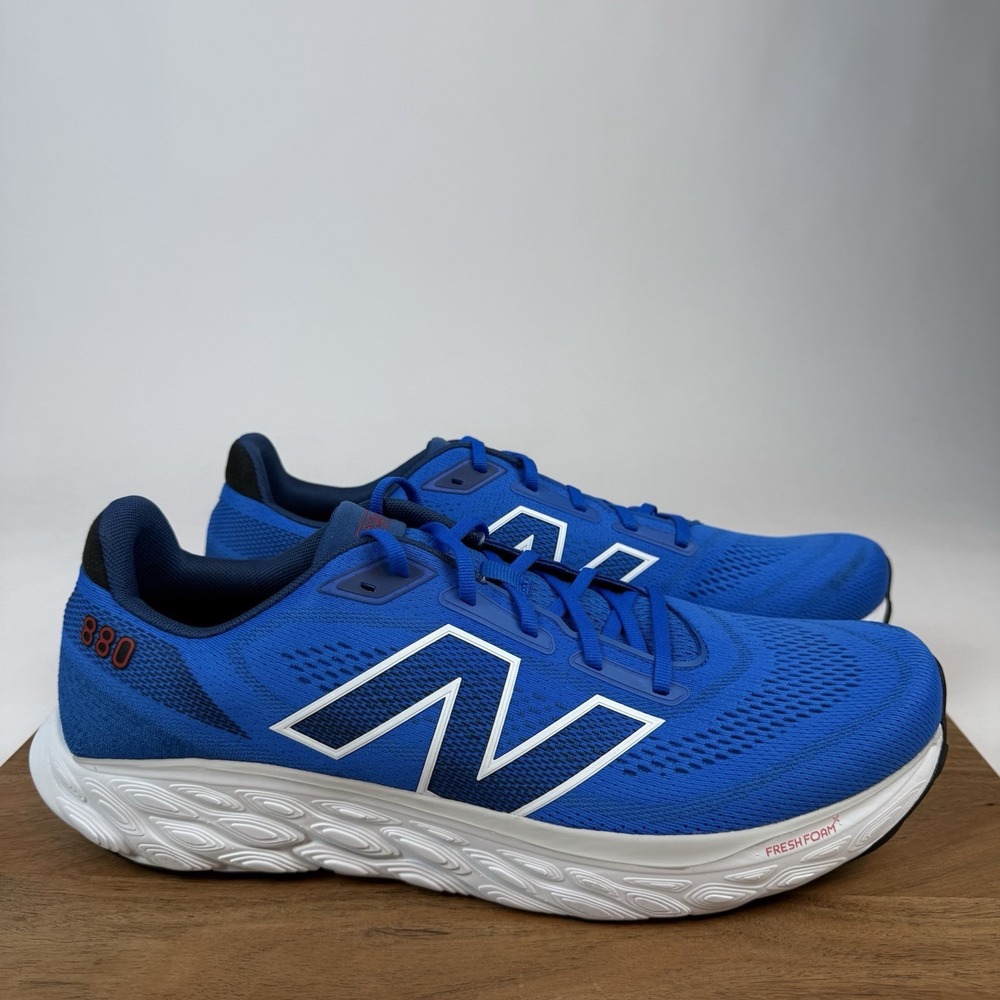 NWOB Mens New Balance Fresh Foam X 880v14 Blue Running Sneakers Shoes Size 16 D